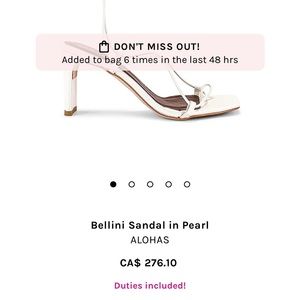 Aloha’s Bellini Sandals (Pearl)